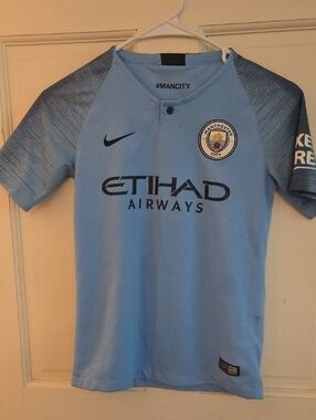 Nike Manchester City Jersey - Light Blue